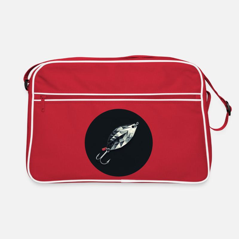 Blinker Köder Diamond Lure Emblem Retro Tasche