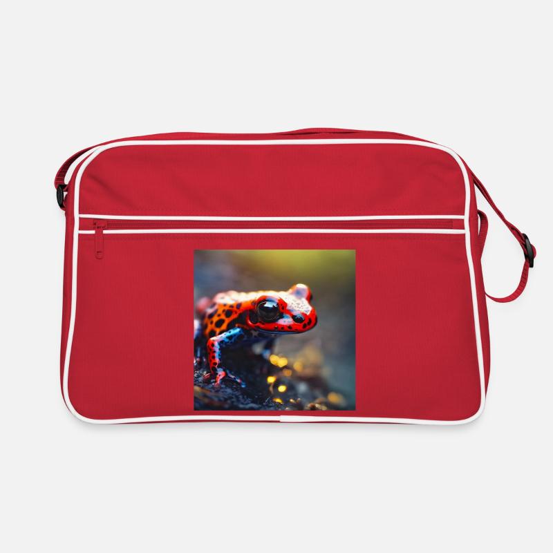 Colorful Frog Retro Bag