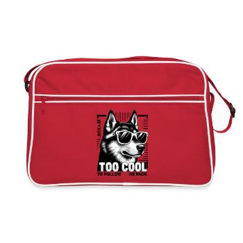 Too Cool Husky Sunglasses - Retro Bag - red/white - Front