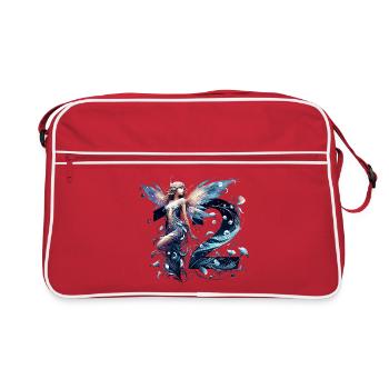 12 Year Old Fairy Elf Birthday Gift - Retro Bag - red/white - Front