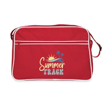 Piste d’été - Sac Retro - rouge/blanc - Devant