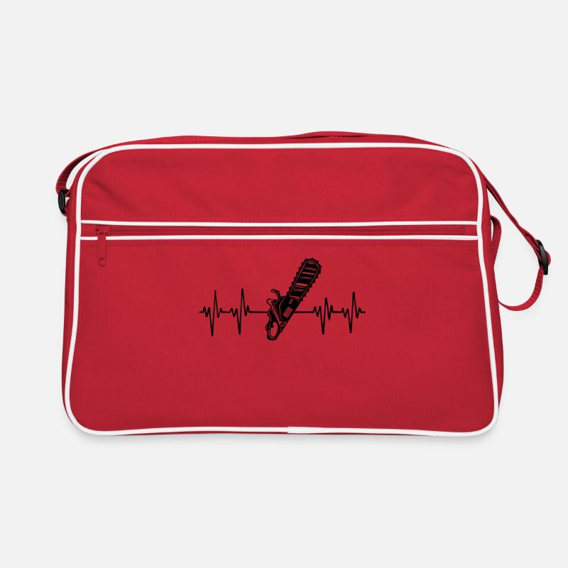 Scie bûcheron tronçonneuse menuiserie menuiserie Sac Retro