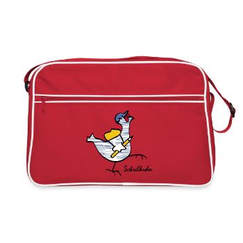 Start of school for first graders - Retro Bag - red/white - Front