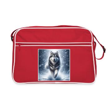 Husky - Retro Bag - red/white - Front