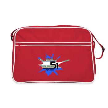 Marne - Sac Retro - rouge/blanc - Devant