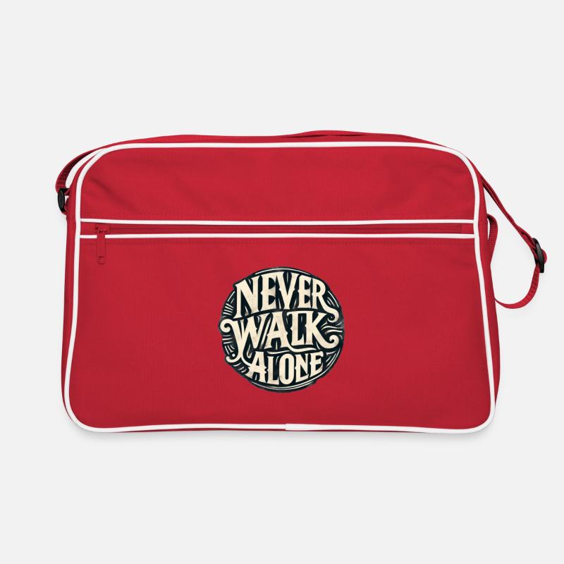 Never walk alone Retro Bag