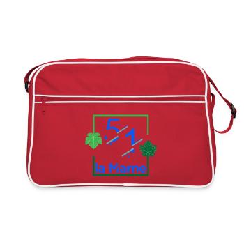 La Marne - Sac Retro - rouge/blanc - Devant