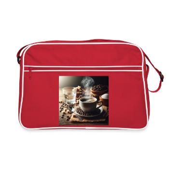 Cup of coffee - Retro Bag - red/white - Front