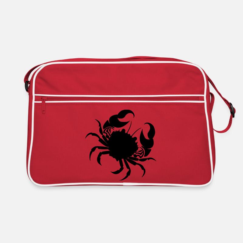 Sternzeichen-Bild Krebs Retro Tasche