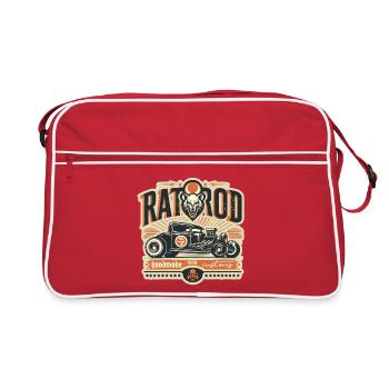 Chemise Ratsking Ratlook – Style rustique personnalisé - Sac Retro - rouge/blanc - Devant