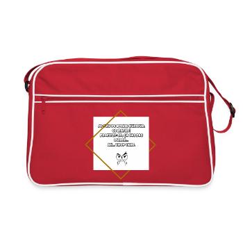 Mauvaise humeur - Sac Retro - rouge/blanc - Devant