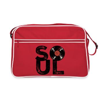Soul vintage - Retro Tasche - Rot/Weiß - Vorne