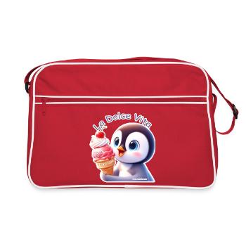 Pingouin - La Dolce Vita - Sac Retro - rouge/blanc - Devant