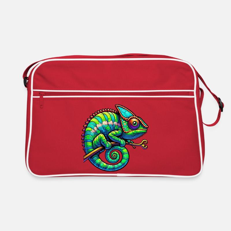 Chameleon - Retro Bag - red/white