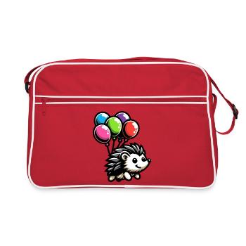 Hedgehog Harmony : le copain ballon - Sac Retro - rouge/blanc - Devant