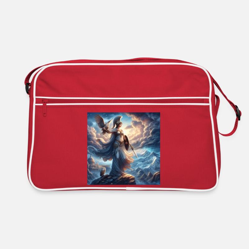 Déesse Athéna Sac Retro