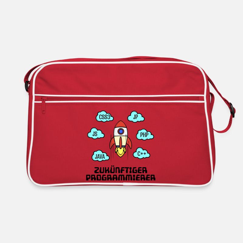 Css Code Developer C++ Java Php Programmer Retro Bag