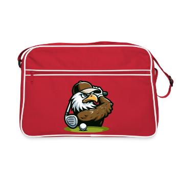 Eagle Ace: The Golf Pro - Retro Bag - red/white - Front