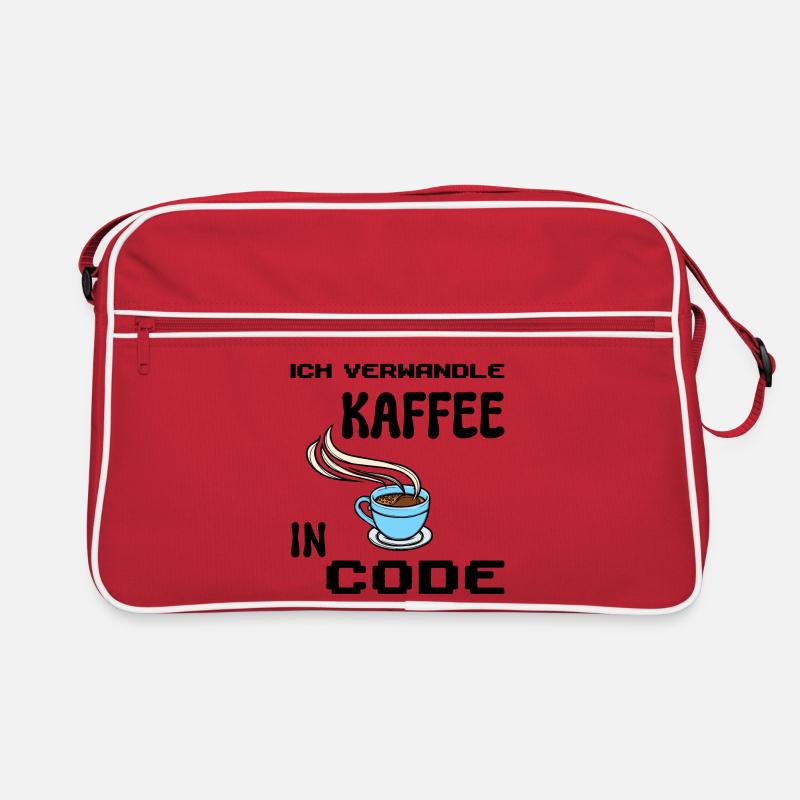 Coden Computerfreak Developer Statement Nerd Retro Bag