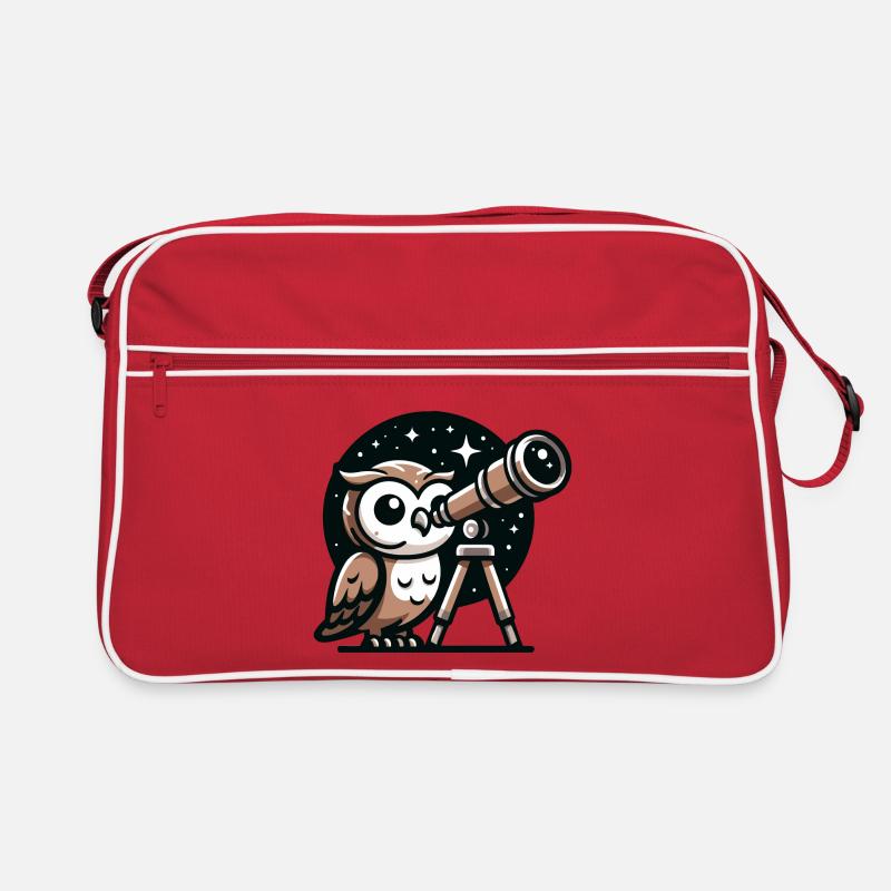 Stargazer Hoot : Le hibou céleste Sac Retro