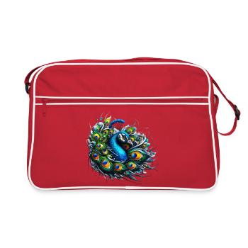 Paon - Sac Retro - rouge/blanc - Devant