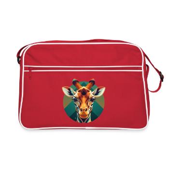 Prisme Girafe Circulaire - Sac Retro - rouge/blanc - Devant