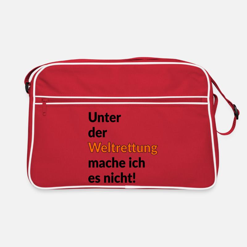 IRONIE WELTRETTUNG - HELDEN Retro Tasche