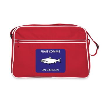 Fresh as a roach - Retro Bag - red/white - Front