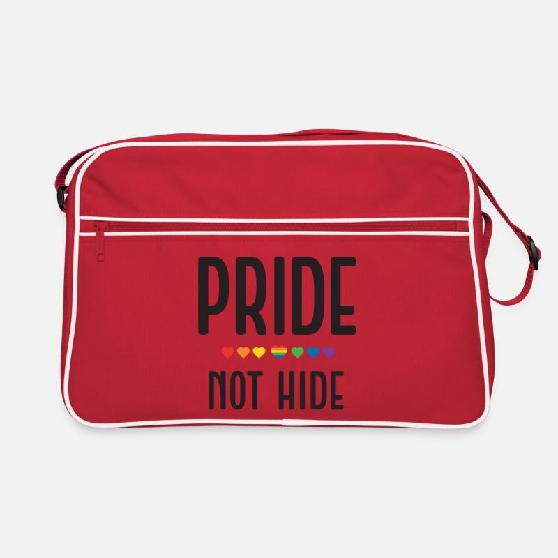 LGBT Pride Month - Pride, Not Hide Retro Bag