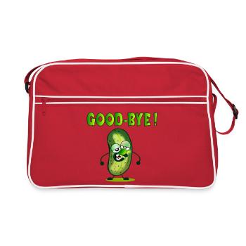 ADIEU AU REVOIR - CORNICHONS - Sac Retro - rouge/blanc - Devant