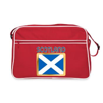 SCOTLAND FLAG GREAT BRITAIN EUROPE - Retro Bag - red/white - Front