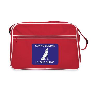 Connu comme le loup blanc - Sac Retro - rouge/blanc - Devant