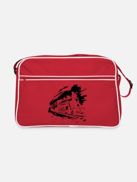 Railroad - Retro Bag - red/white - Front