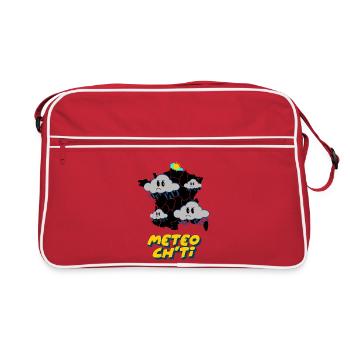 Météo Ch'ti - Sac Retro - rouge/blanc - Devant