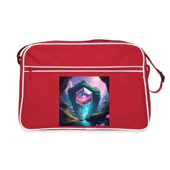 Magic Cave - Retro Bag - red/white - Front