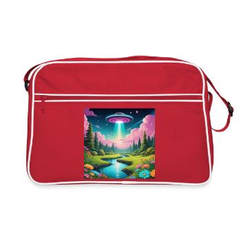 OVNI - Sac Retro - rouge/blanc - Devant