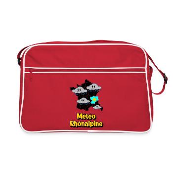 Météo Rhônalpine - Sac Retro - rouge/blanc - Devant