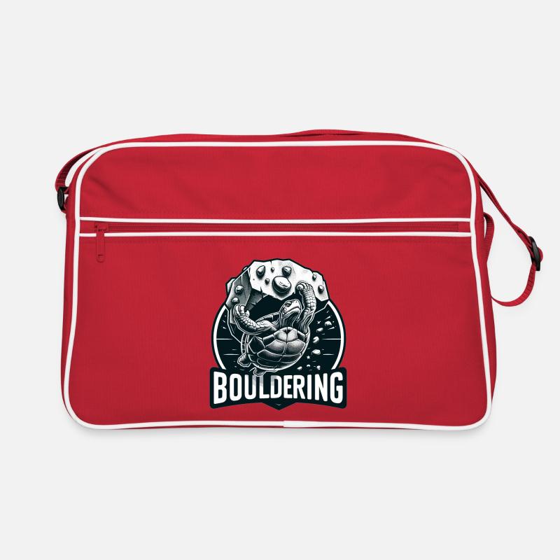 Bouldering Turtle Climbing Gift Retro Bag