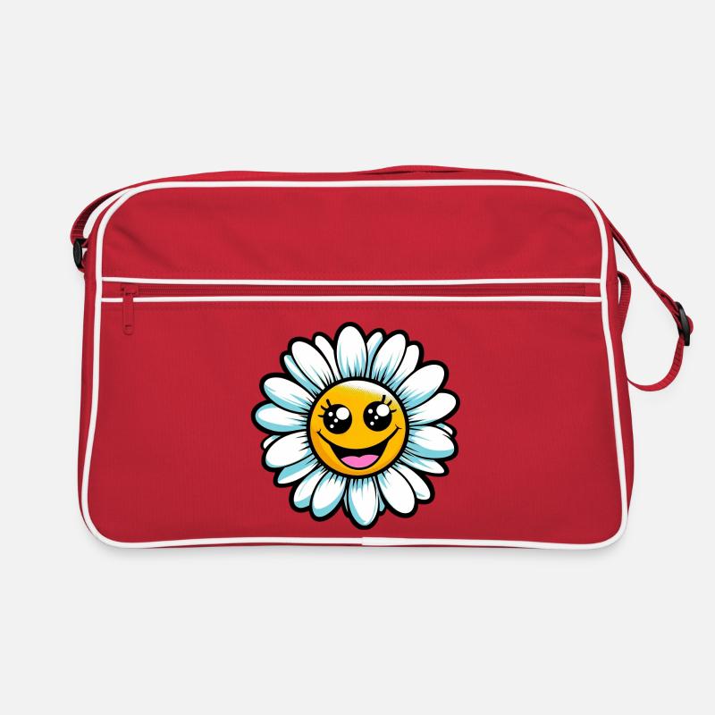 Gänseblümchen Retro Tasche