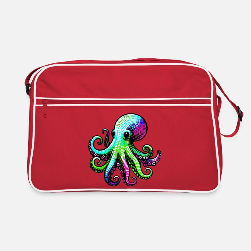 Pieuvre Sac Retro