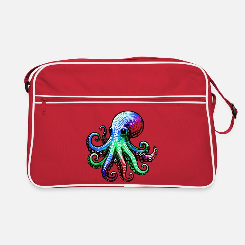 Pieuvre Sac Retro