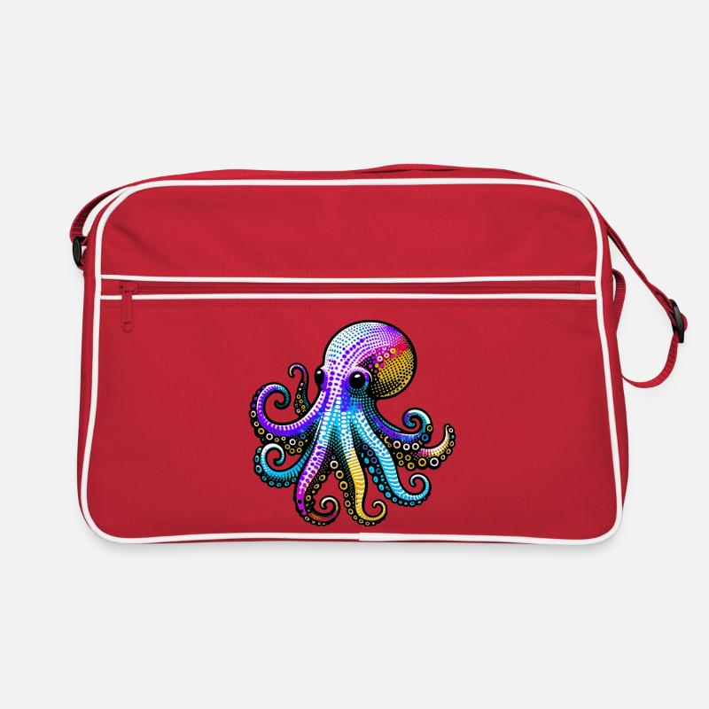 Krake Retro Tasche