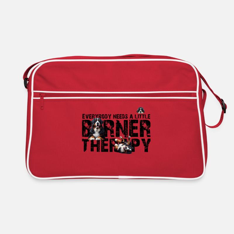 Bernese mountain dog Retro Bag