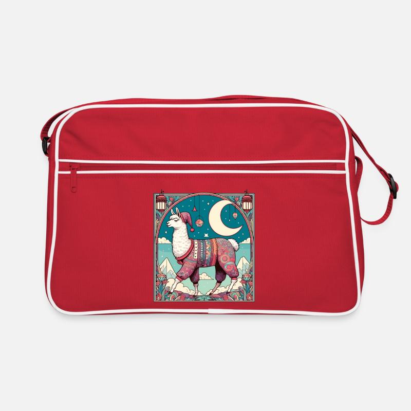 Llama Pajama Gift Retro Bag