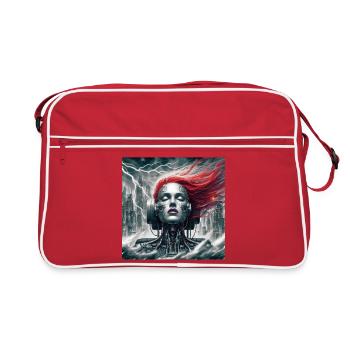 La Mégapole - Sac Retro - rouge/blanc - Devant