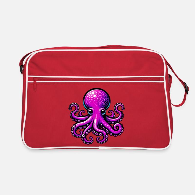 Krake Retro Tasche