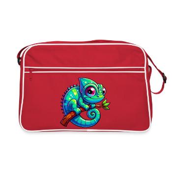 Chameleon - Retro Bag - red/white - Front