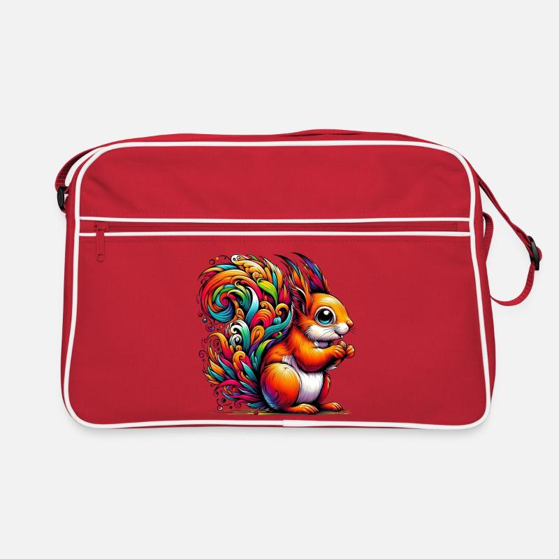 Eichhörnchen Retro Tasche