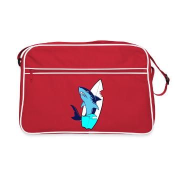 Surfboard - Retro Bag - red/white - Front