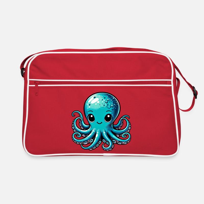 Krake Retro Tasche